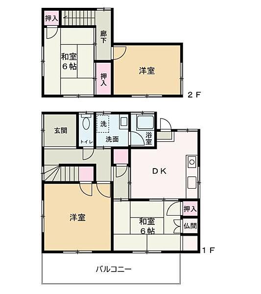 間取りを拡大表示