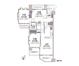 間取図画像 3LDK