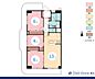 間取り：3LDK　専有面積70.91m2