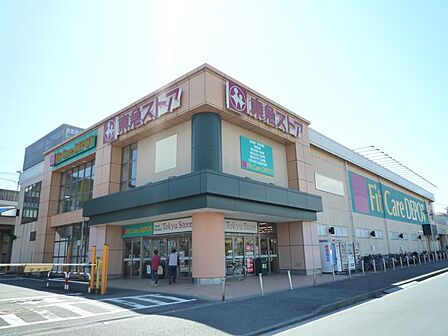 東急ストア田奈店 650m ドラッグストア「フィットケアデポ」併設。食料品から日用品まで日常の買い物が1ヶ所で済むので便利。