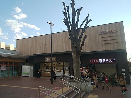 エトモ市が尾 700m 市が尾駅直結の商業施設。スーパー、雑貨、レストランやカフェ、クリーニング店などが入っています。