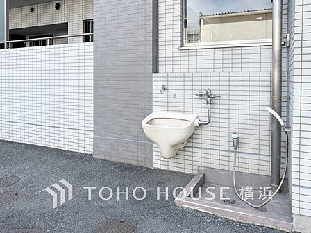 ペット洗い場。