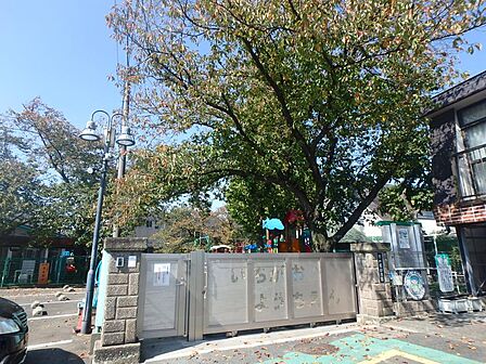 市ケ尾幼稚園 800m 園庭にある大型遊具は子ども達に大人気。年少さんから年長さんまで楽しく遊べる遊具がたくさんあります。