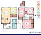 間取り：4LDK　建物面積95.99m2　土地面積126.18m2