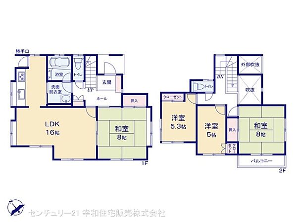 間取りを拡大表示