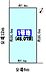 区画図：敷地面積約45坪の整形地！
