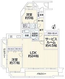間取図画像 2SLDK