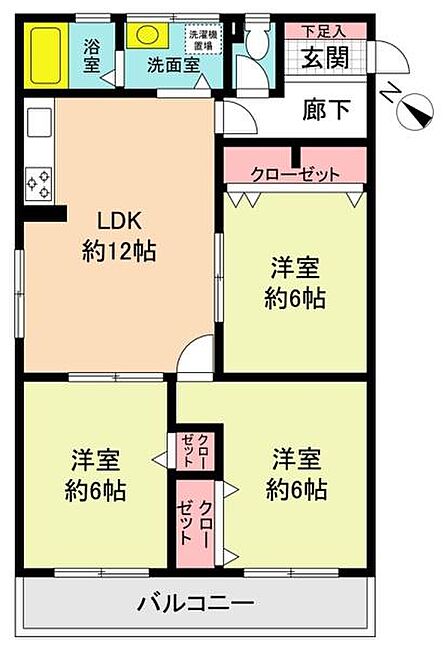 8階部分の3LDK間取りです!