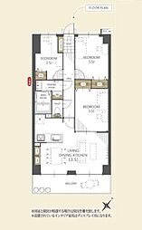 ナイスアーバン志木 3LDKの間取図画像