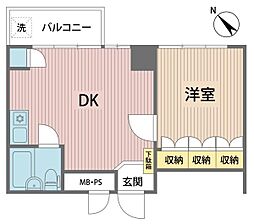 間取図画像 1DK