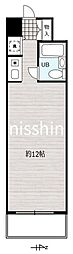 藤和ハイタウン新宿 1Kの間取図画像