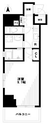 ハイランドヒルズ 1Kの間取図画像