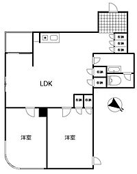 間取図画像 1LDK