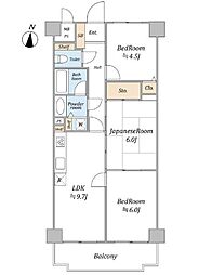 間取図画像 3LDK