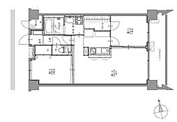 KoOlinaGongen 2LDKの間取図画像