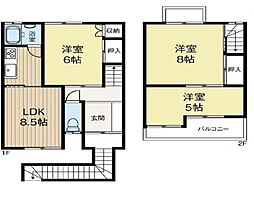 大阪市阿倍野区北畠3丁目 中古戸建