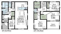 千葉市花見川区千種町第2　3期　新築戸建て　全2棟