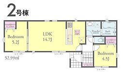 茂原市高師24-1期　全2棟　平屋建　2号棟