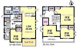袖ケ浦市蔵波台5丁目　中古戸建