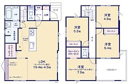 佐倉市井野12期　新築戸建て　1号棟