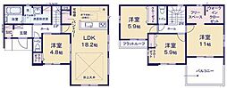 富里市日吉台5丁目2期　新築戸建て　1号棟