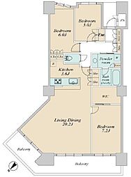 間取図画像 3LDK