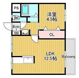 宏和マンション1号館 4階/-