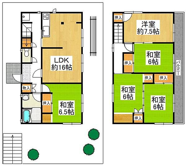 間取りを拡大表示