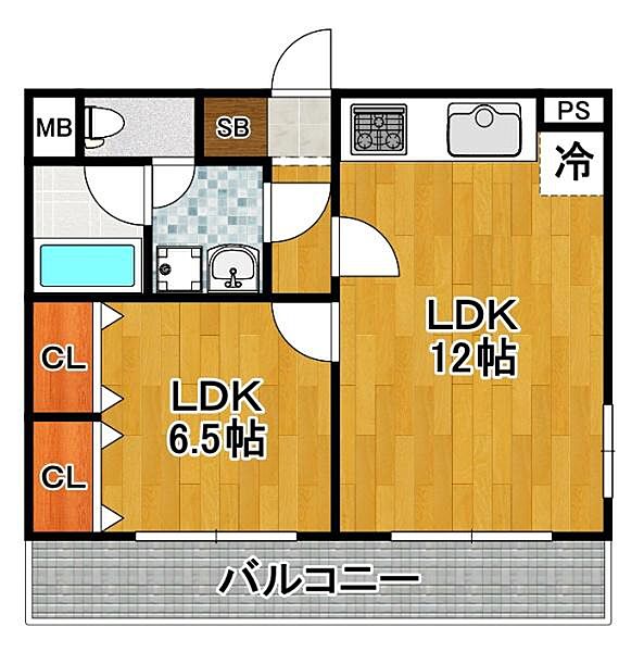 大正メゾン 315｜大阪府大阪市大正区三軒家西３丁目(賃貸マンション1LDK・3階・39.70㎡)の写真 その2