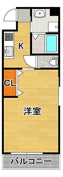 タウンコートオカジマ ｜大阪府大阪市大正区南恩加島２丁目(賃貸マンション1K・4階・28.89㎡)の写真 その2