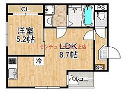 間取図画像 1LDK