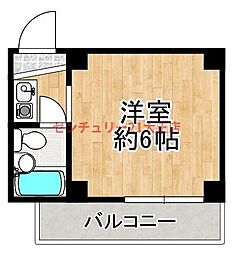 レガーレ大正 ワンルームの間取図画像