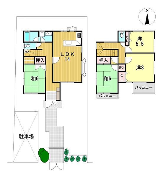間取りを拡大表示