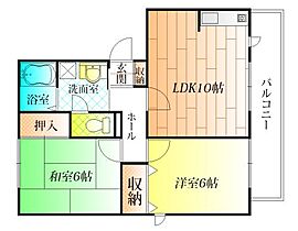 大阪府羽曳野市軽里３丁目3-14（賃貸アパート2LDK・2階・52.16㎡） その2