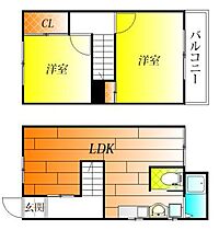 大阪府藤井寺市林５丁目3-14（賃貸一戸建2LDK・--・56.80㎡） その2