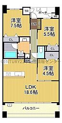 間取図画像 3LDK