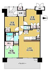 間取図画像 3LDK