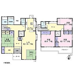 敷地広々約98坪と建坪広々約53坪のオンリーワン住宅