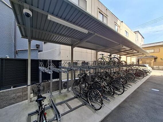 敷地内駐輪場で...