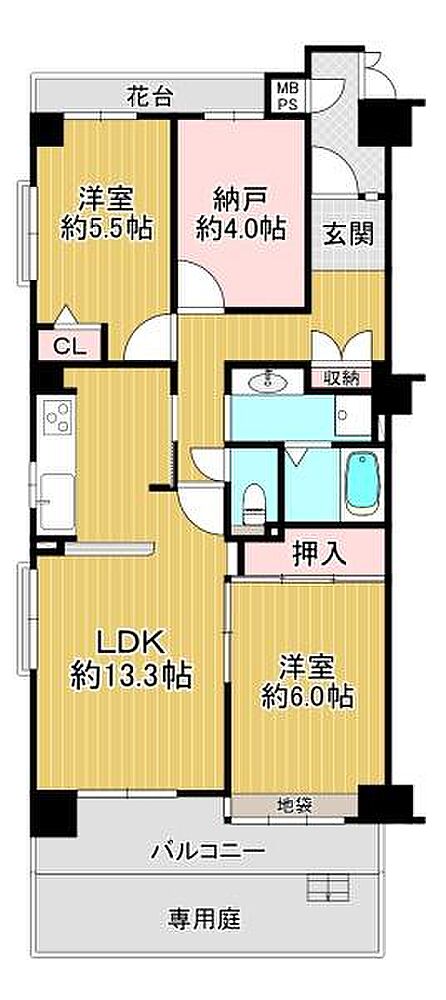 間取り:2SLDK