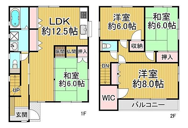 間取りを拡大表示