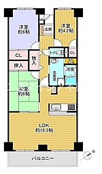 間取図画像 3LDK