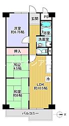 南千里グリーンハイツ 3LDKの間取図画像