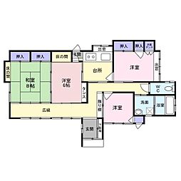 敷地面積約125坪水廻りの綺麗な平家建住宅　菊川市加茂
