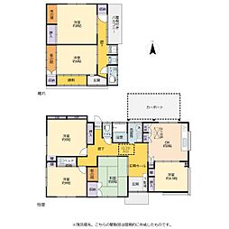 磐田市海老島　敷地面積約110坪　平屋建て中古住宅