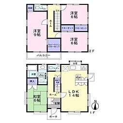 オール電化の2階建て　磐田市福田