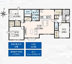 狭山市下奥富4期 新築平屋建て全2棟 2号棟