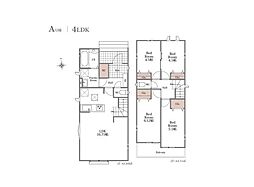 所沢市中新井3丁目885番 新築全2棟 A号棟