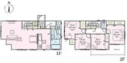 2号棟横須賀市新築戸建 LDK20帖　2台駐車可