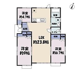つくば市春風台　平屋戸建
